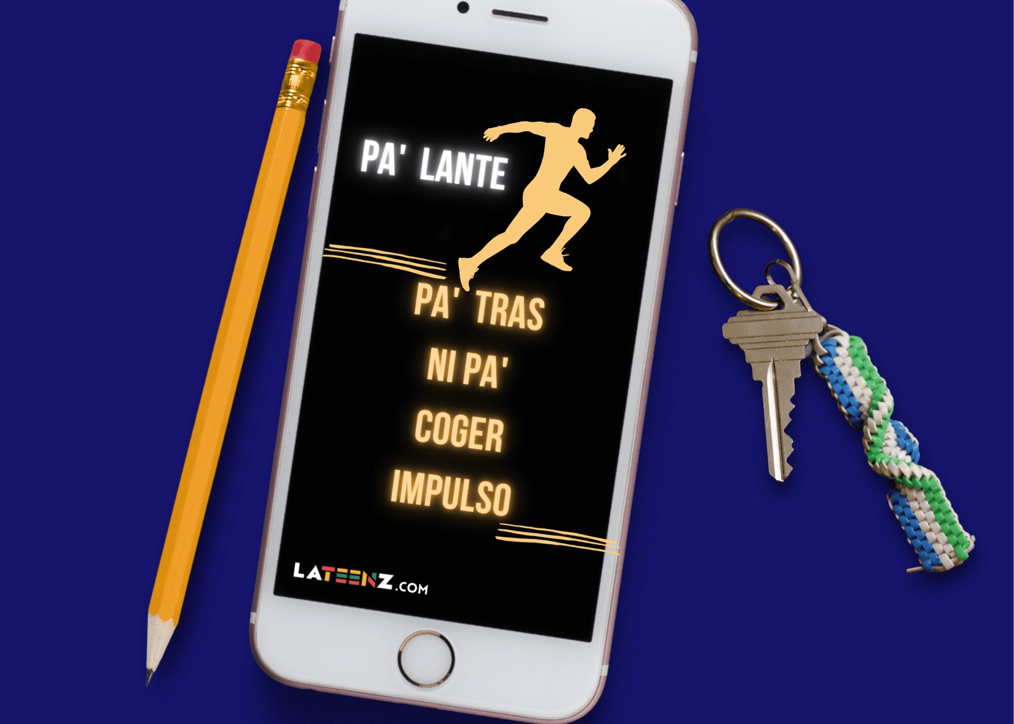 Free “Pa’lante!” Phone Wallpaper