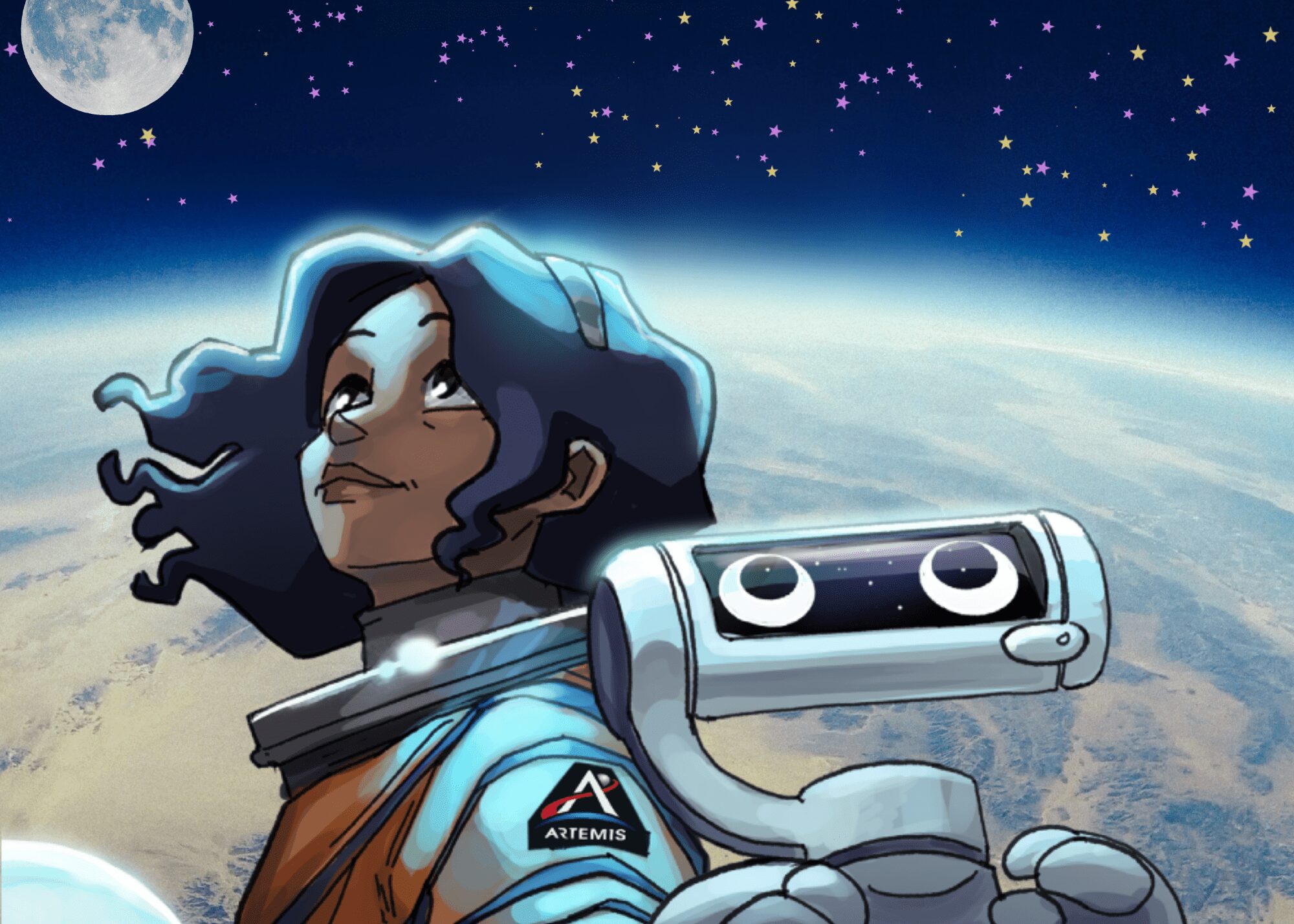 In NASA’s New Interactive Graphic Novel, a Latina is the “First Woman” on the Moon!