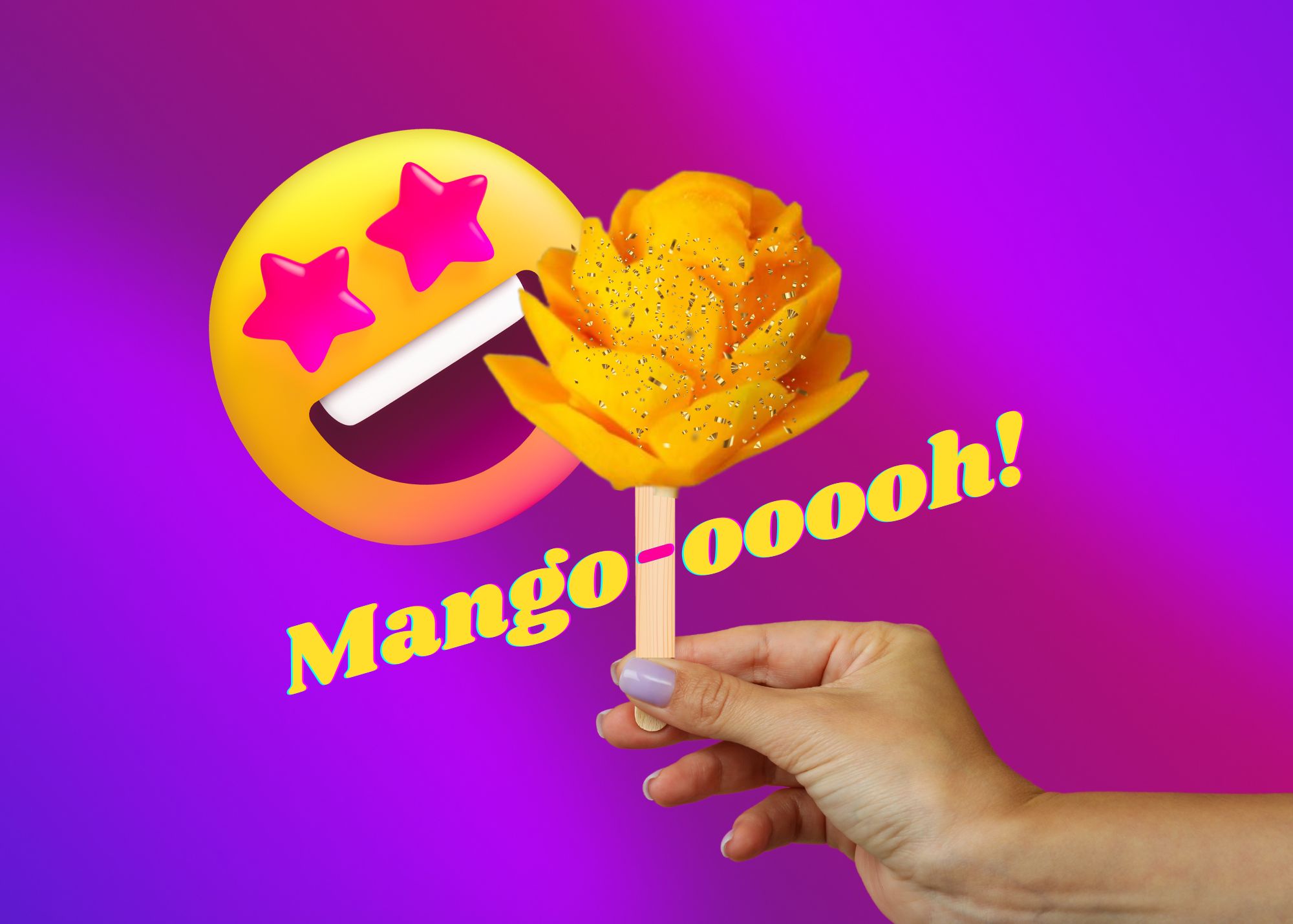 How to Make a Mango Flower